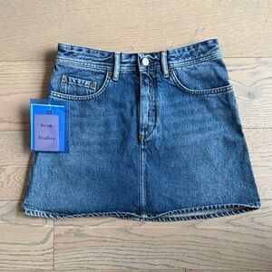 NWT Acne Studios denim Mini Skirt 26